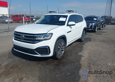 2021 Volkswagen Atlas 3.6L V6 Sel Premium R-Line z USA, uszkodzony, nr VIN 1V2FR2CA6MC510307